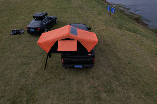 MeedoCar Roof Tent Soft Shell Tent Yellow Color Aluminium